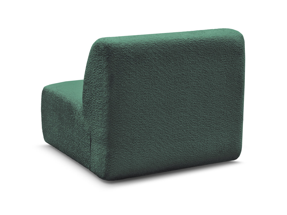 Chauffeuse 1 place sans accoudoir pour canapé modulable ANDA tissu chenille