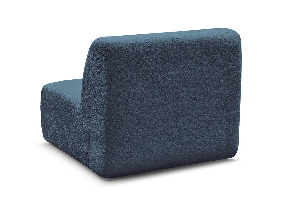 Chauffeuse 1 place sans accoudoir pour canapé modulable ANDA tissu chenille