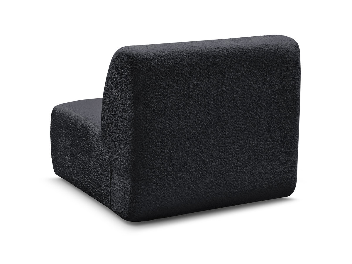 Chauffeuse 1 place sans accoudoir pour canapé modulable ANDA tissu chenille