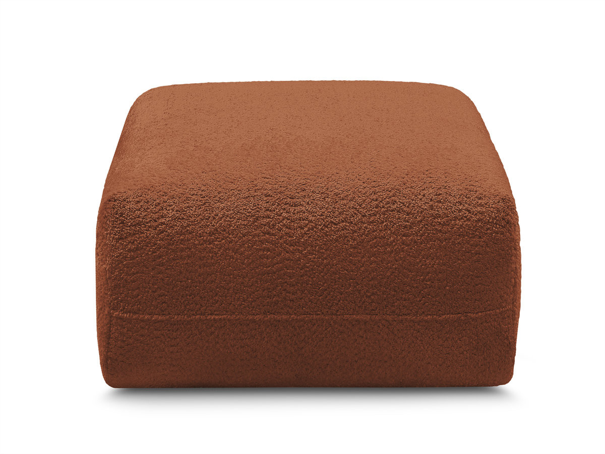 Pouf ANDA chenille orange — vue 6