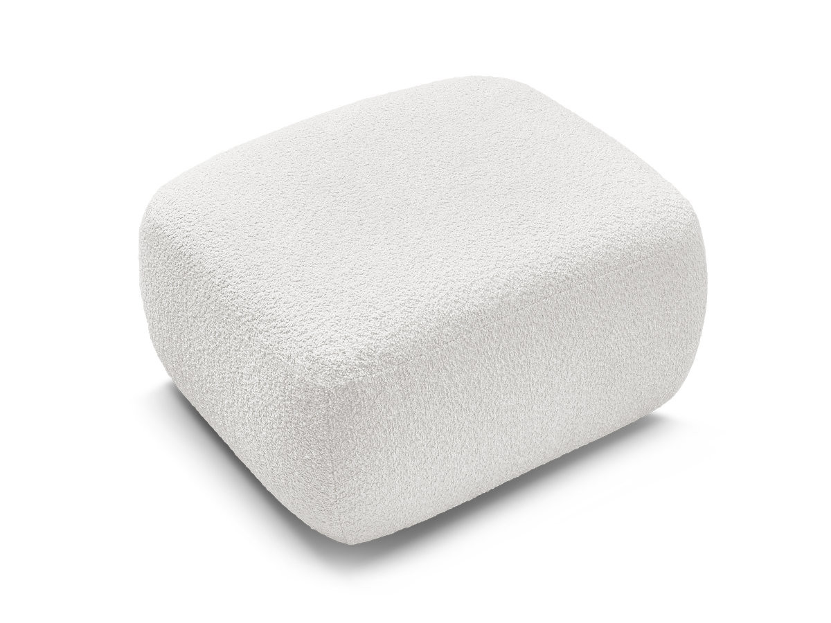 Pouf MONTAIGNE tissu bouclette