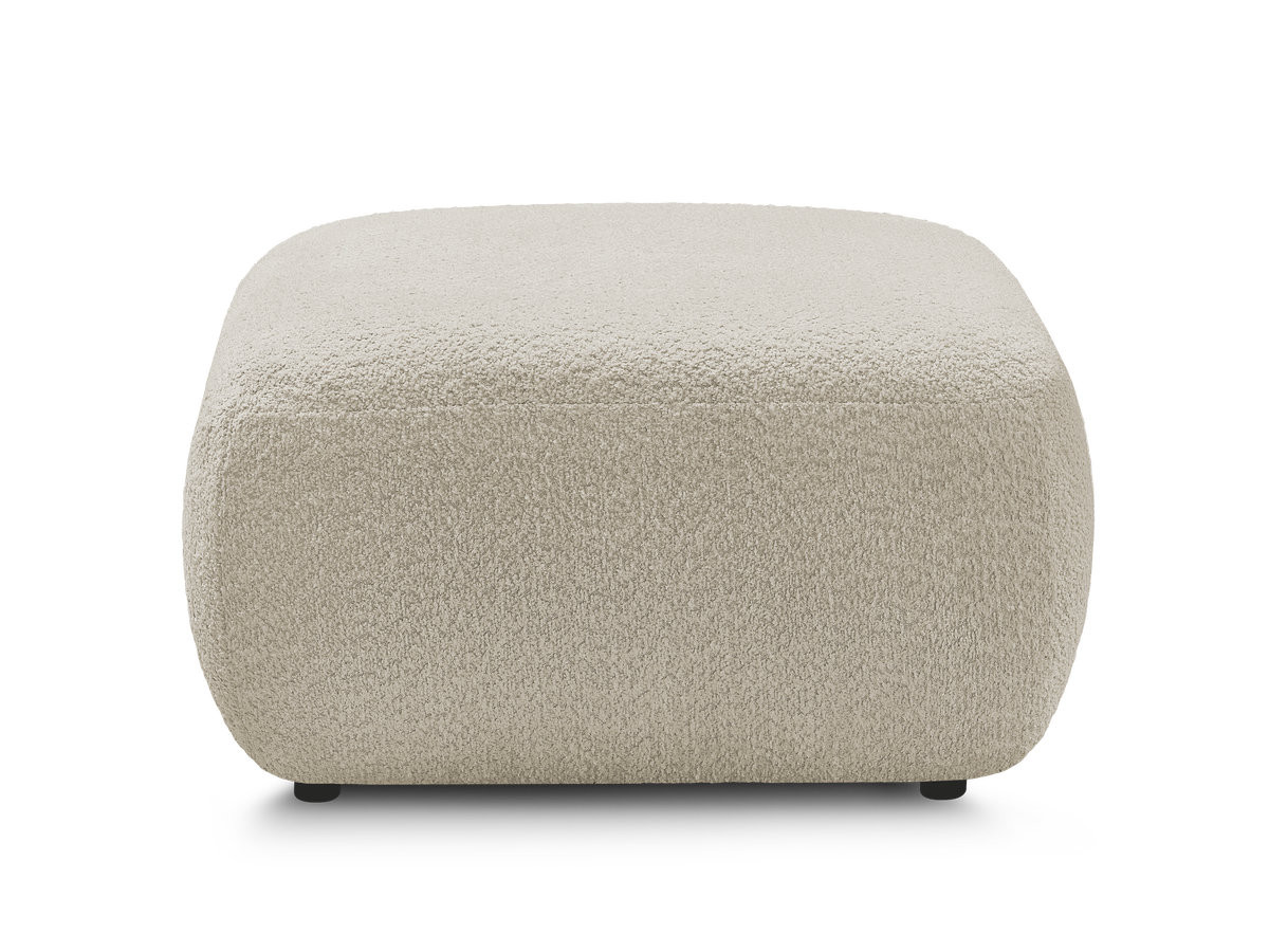 Pouf MONTAIGNE tissu bouclette