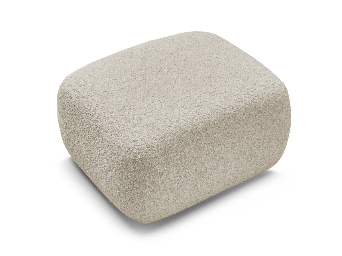 Pouf MONTAIGNE tissu bouclette
