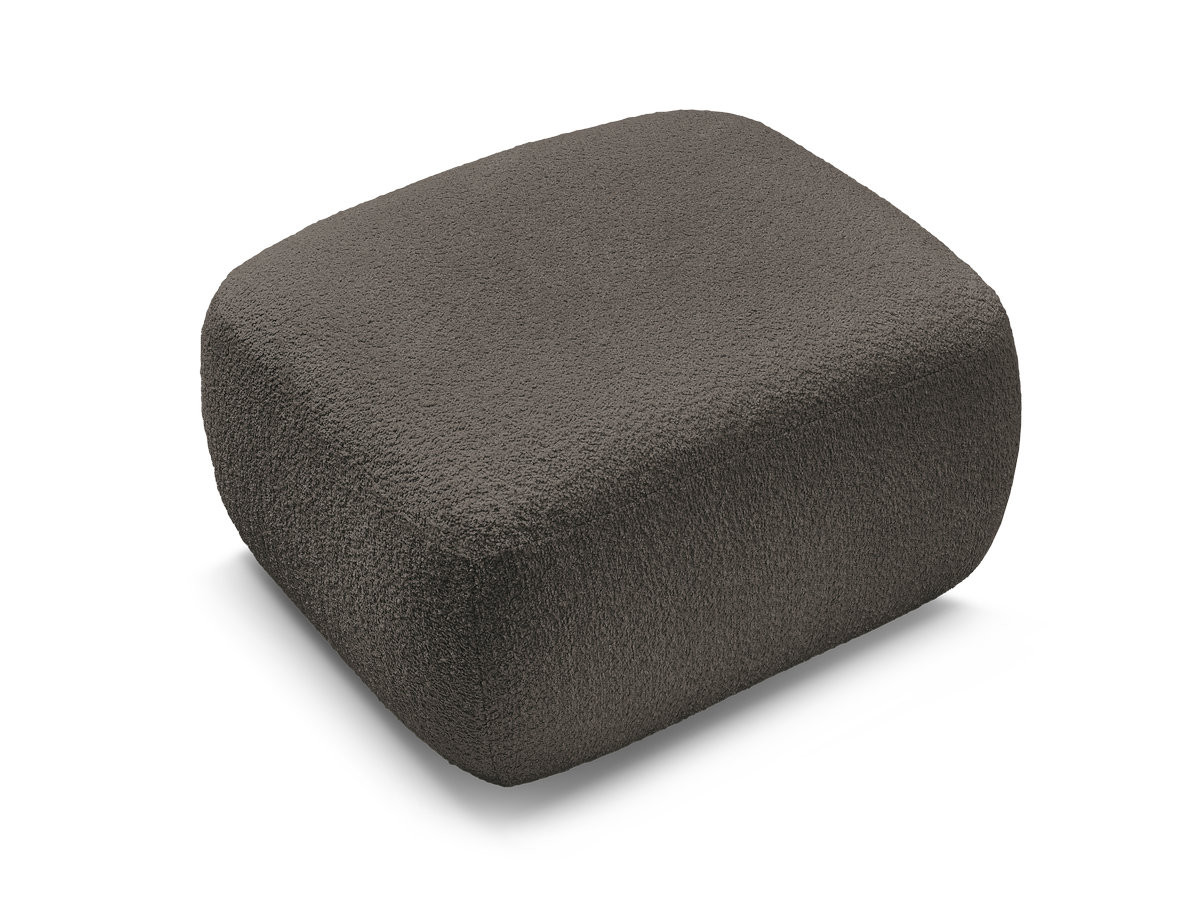 Pouf MONTAIGNE tissu bouclette