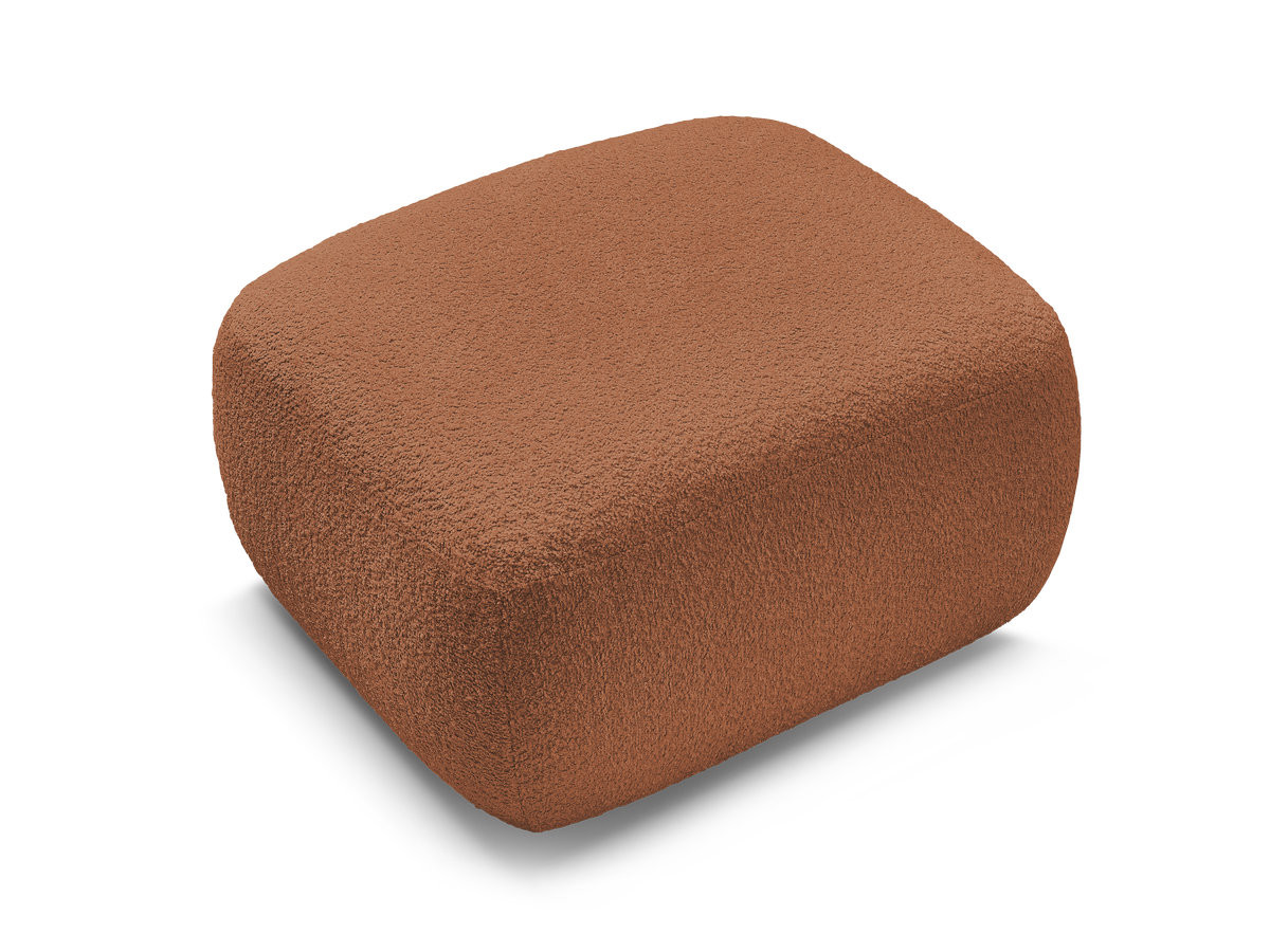 Pouf MONTAIGNE tissu bouclette