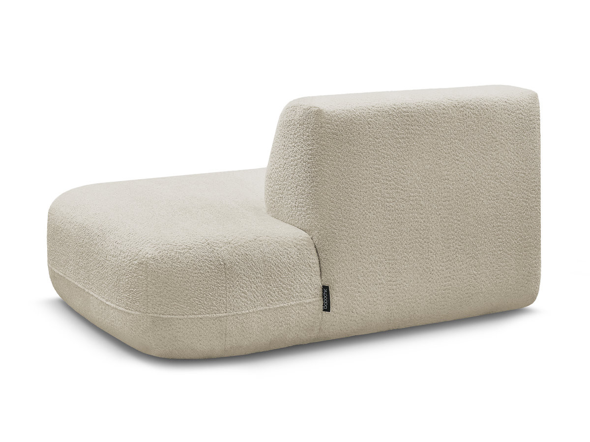 Chauffeuse bout de canapé pour canapé modulable ANDA tissu chenille