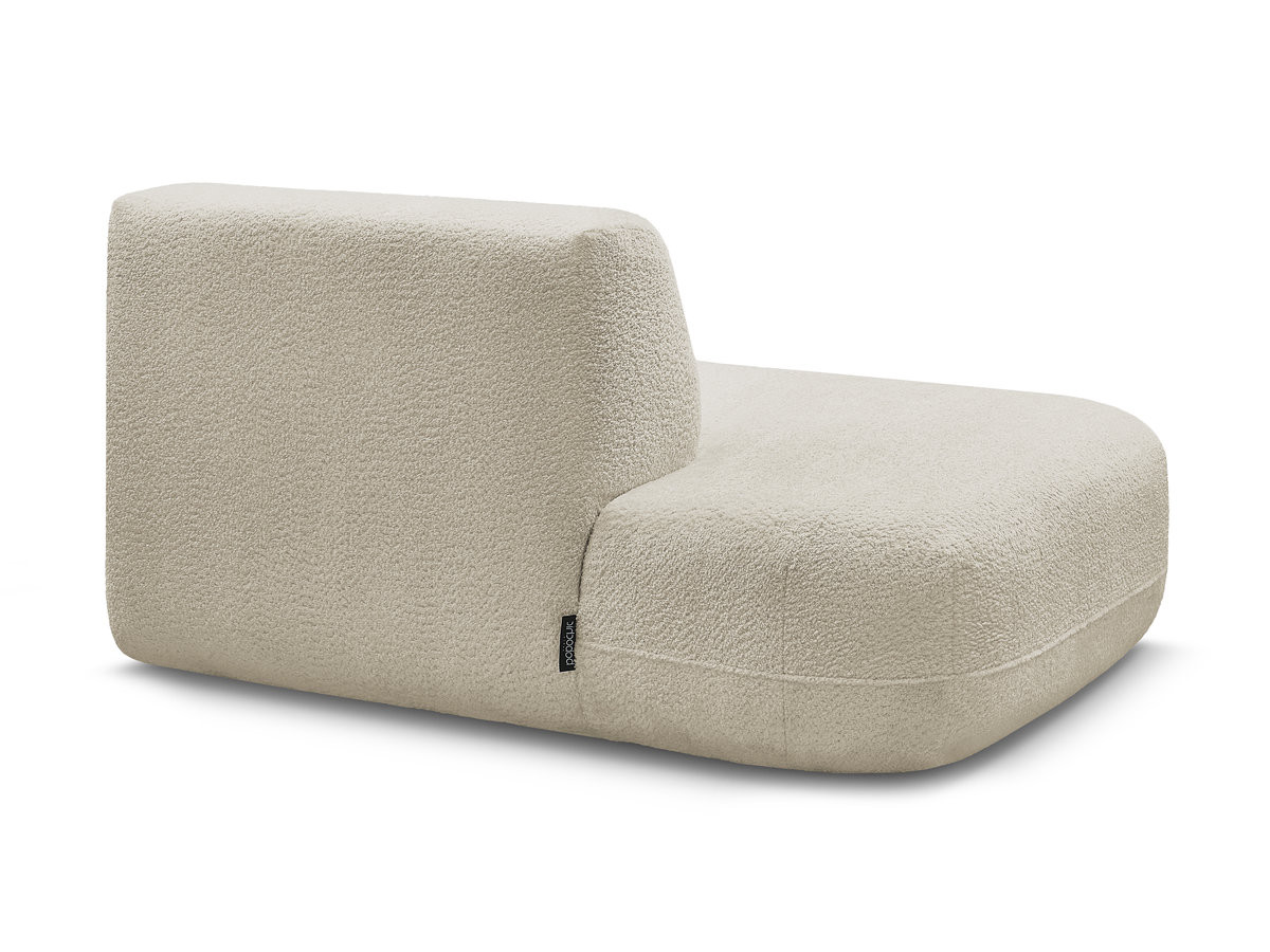 Chauffeuse bout de canapé pour canapé modulable ANDA tissu chenille