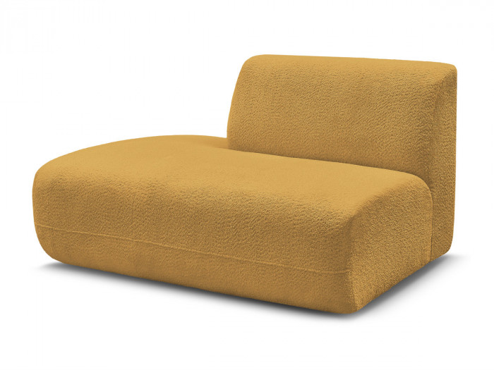 Chauffeuse bout de canapé pour canapé modulable ANDA tissu chenille