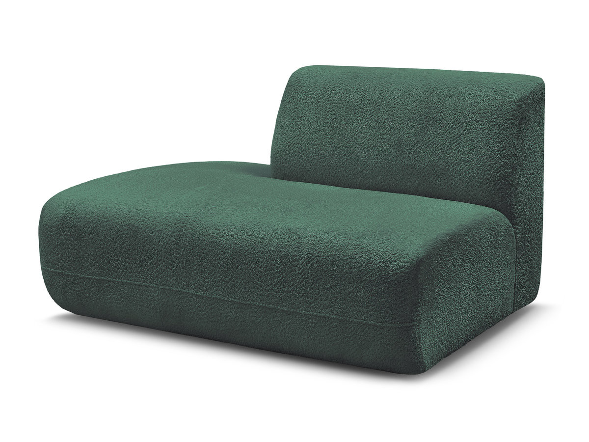 Chauffeuse bout de canapé pour canapé modulable ANDA tissu chenille