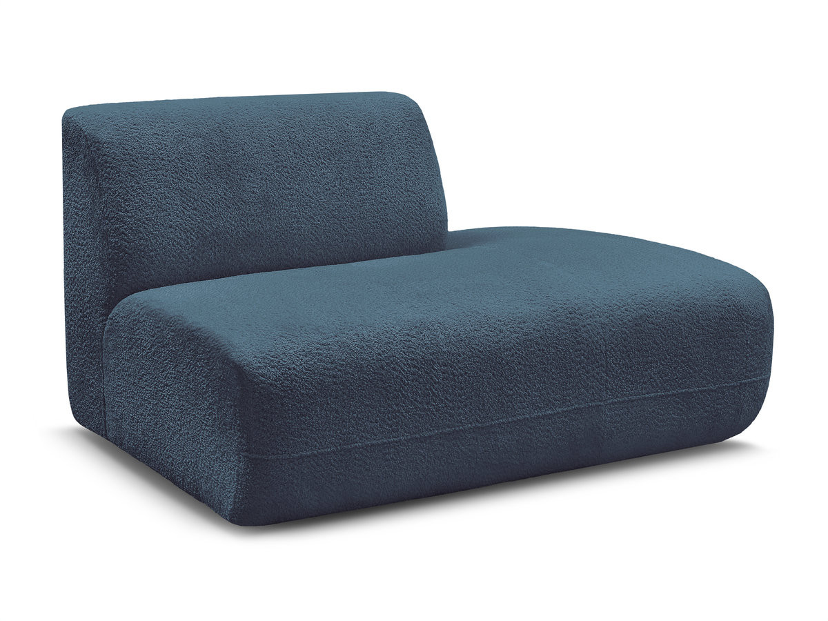 Chauffeuse bout de canapé pour canapé modulable ANDA tissu chenille