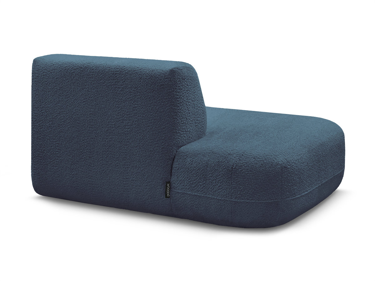 Chauffeuse bout de canapé pour canapé modulable ANDA tissu chenille