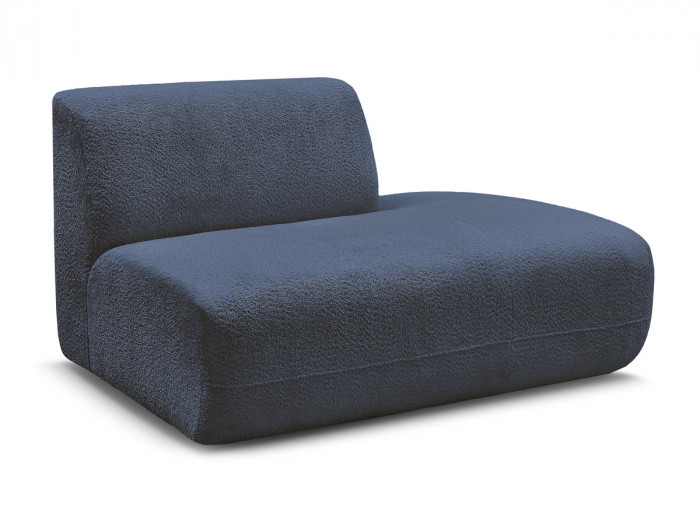 Chauffeuse bout de canapé pour canapé modulable ANDA tissu chenille