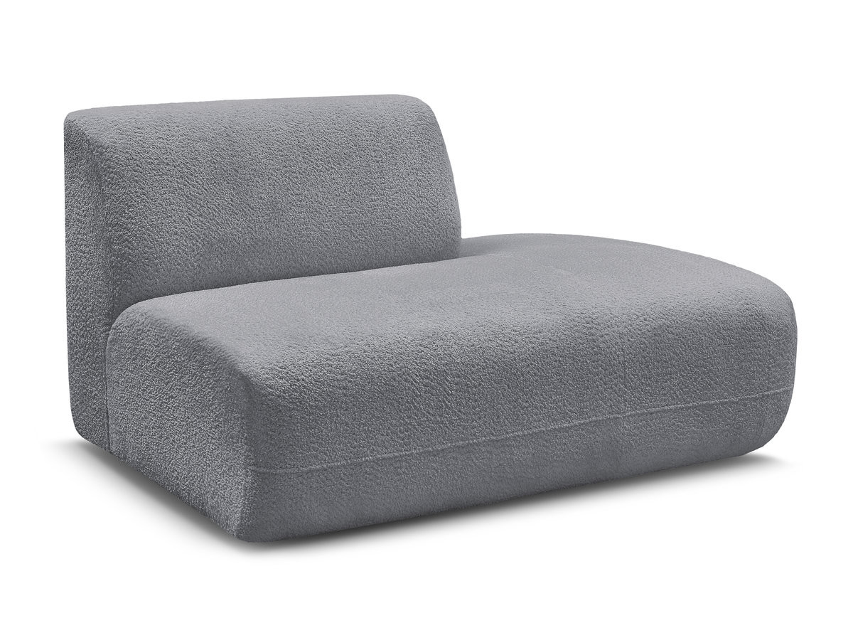 Chauffeuse bout de canapé pour canapé modulable ANDA tissu chenille