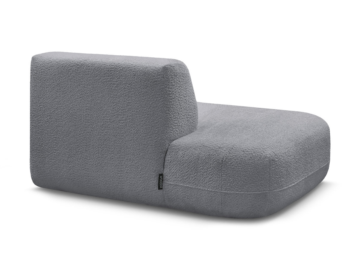 Chauffeuse bout de canapé pour canapé modulable ANDA tissu chenille