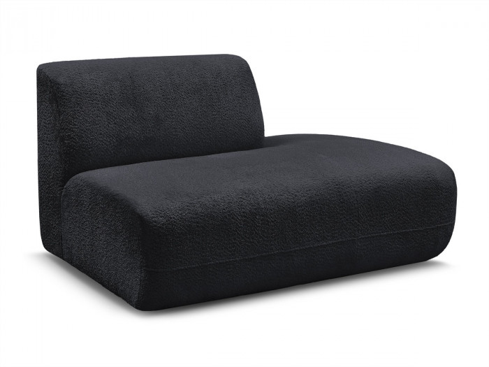 Chauffeuse bout de canapé pour canapé modulable ANDA tissu chenille