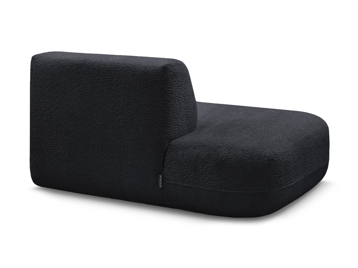 Chauffeuse bout de canapé pour canapé modulable ANDA tissu chenille