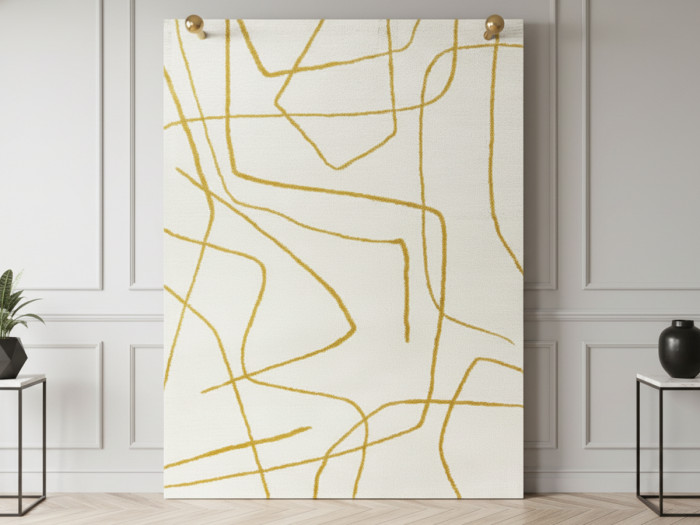 Tapis poils courts SOLINE motifs abstraits