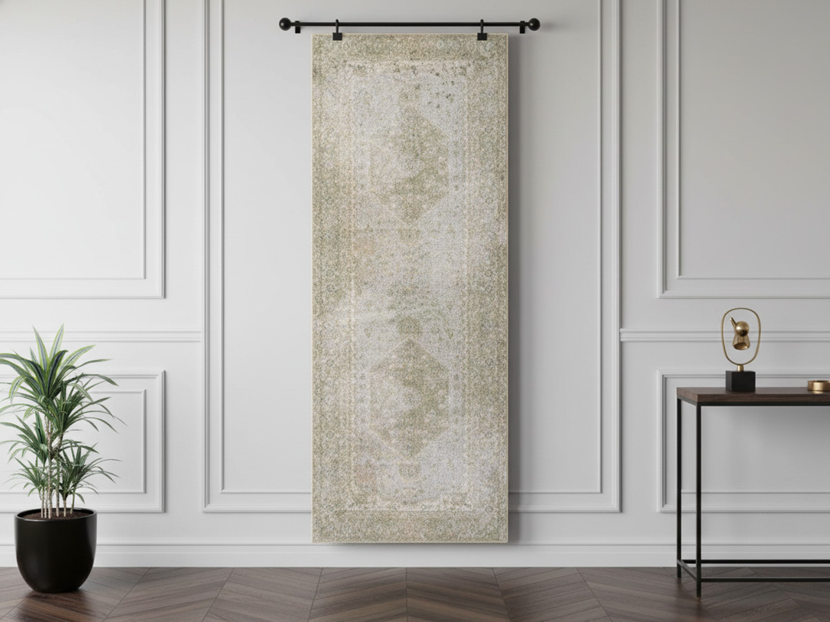 Tapis de couloir poils ras AZAR vintage Tapis de couloir poils ras AZAR vintage