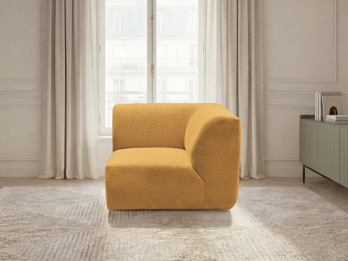 Petit angle pour canapé modulable ANDA tissu chenille