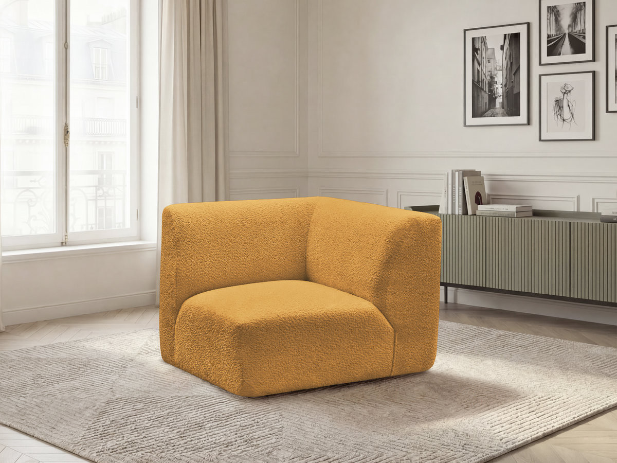Petit angle pour canapé modulable ANDA tissu chenille