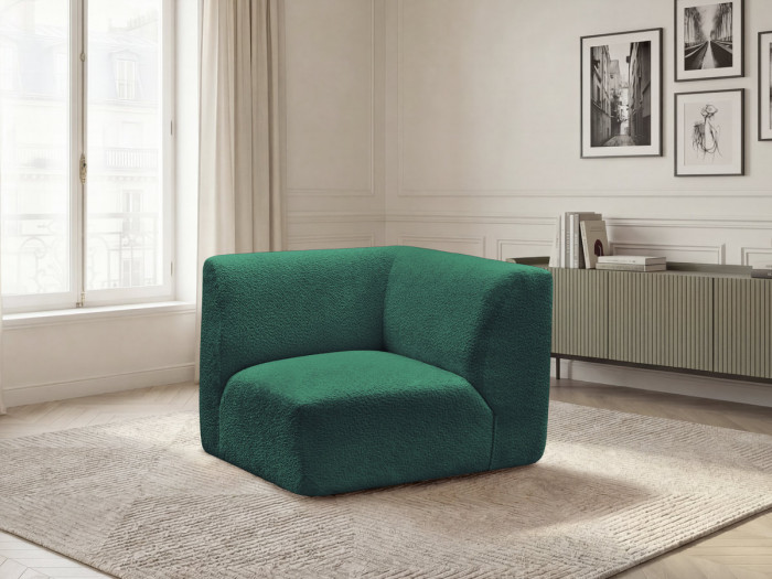 Petit angle pour canapé modulable ANDA tissu chenille