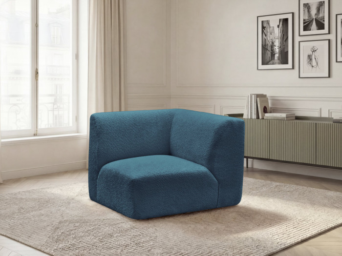 Petit angle pour canapé modulable ANDA tissu chenille