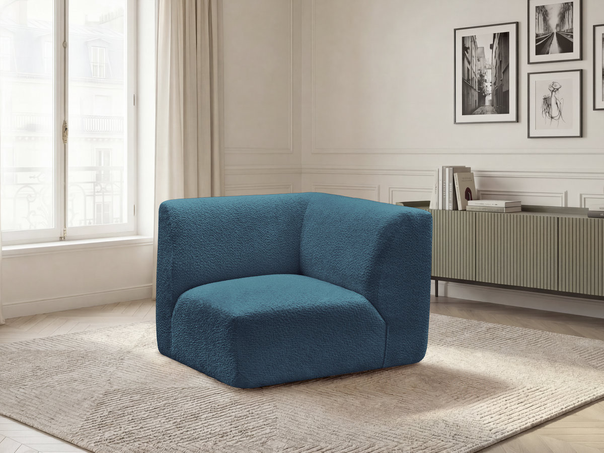 Petit angle pour canapé modulable ANDA tissu chenille