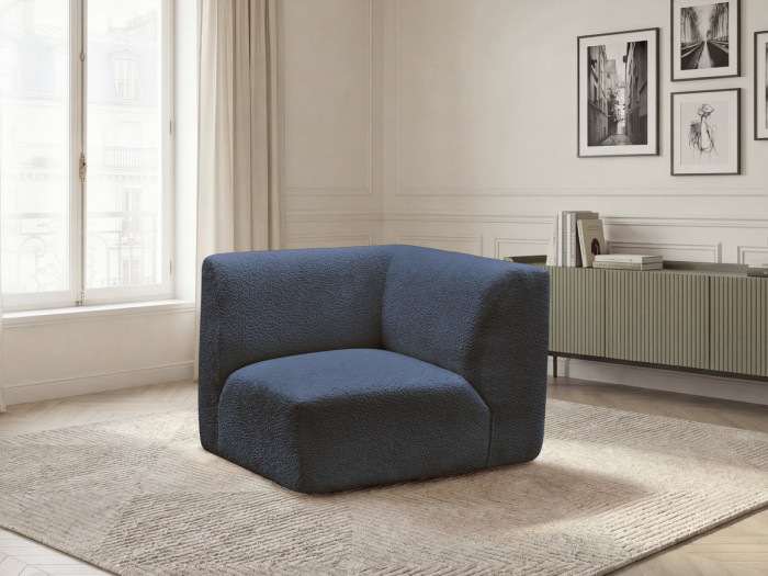 Petit angle pour canapé modulable ANDA tissu chenille