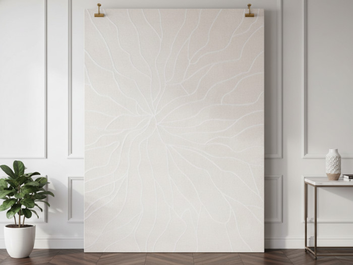 Tapis poils court NORMA motif abstrait