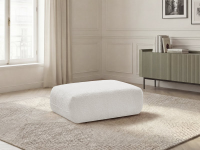 Pouf ANDA tissu chenille
