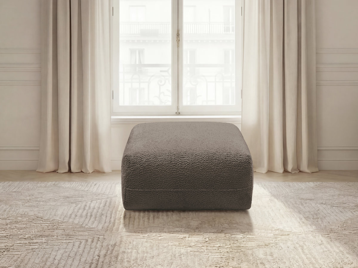 Pouf ANDA chenille taupe — vue 4