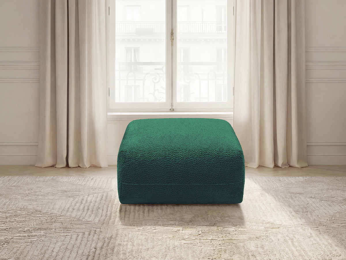 Pouf ANDA tissu chenille