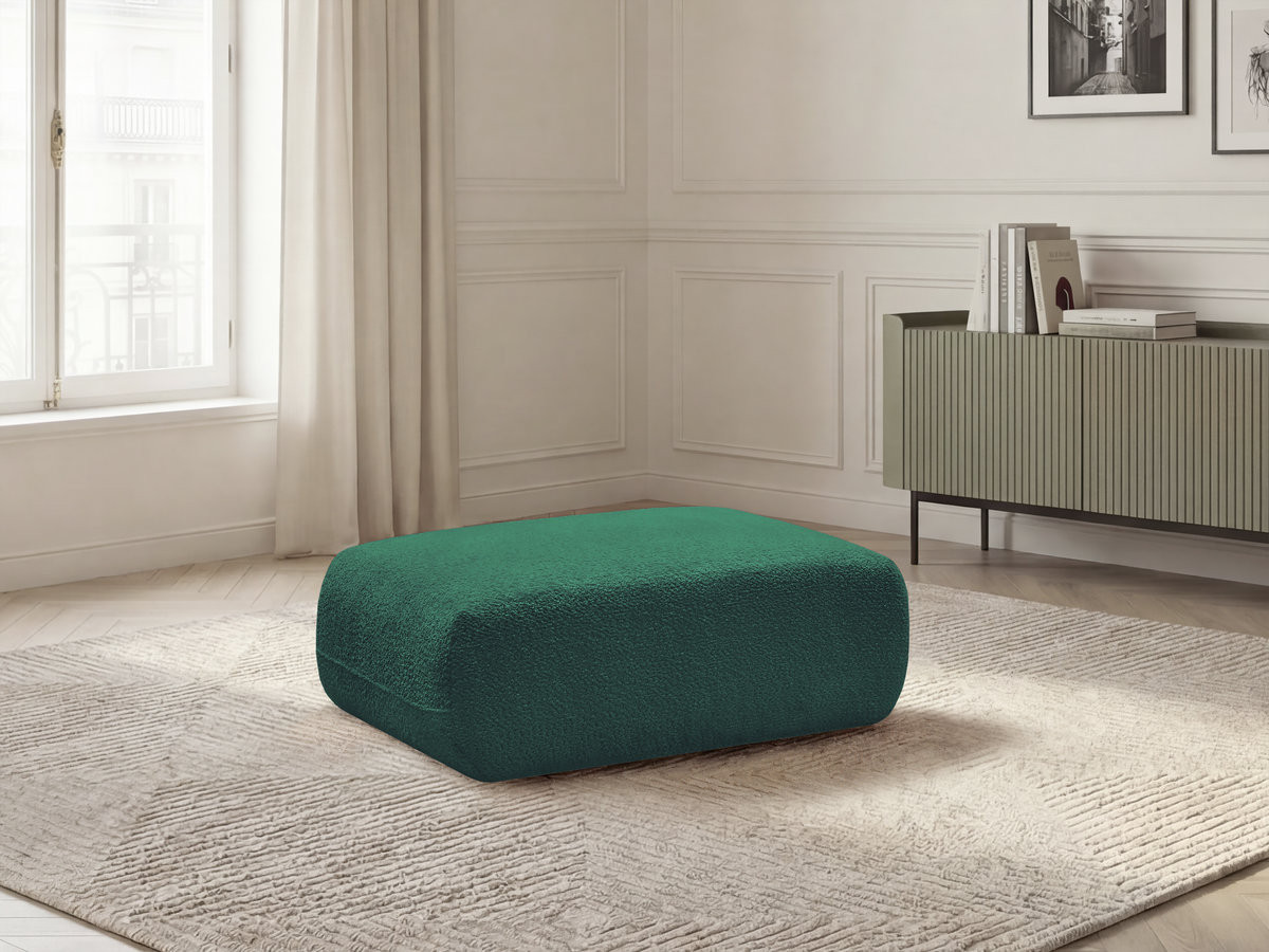 Pouf ANDA tissu chenille