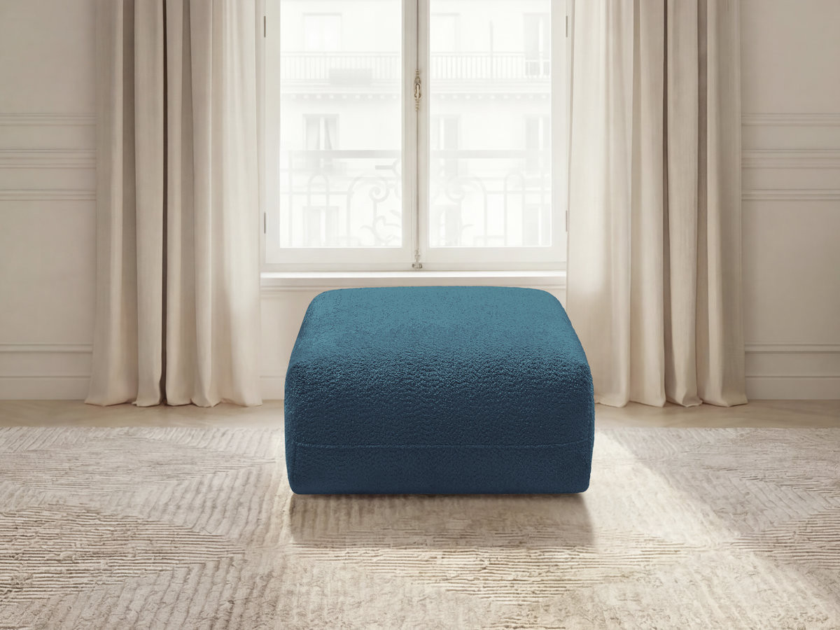 Pouf ANDA tissu chenille