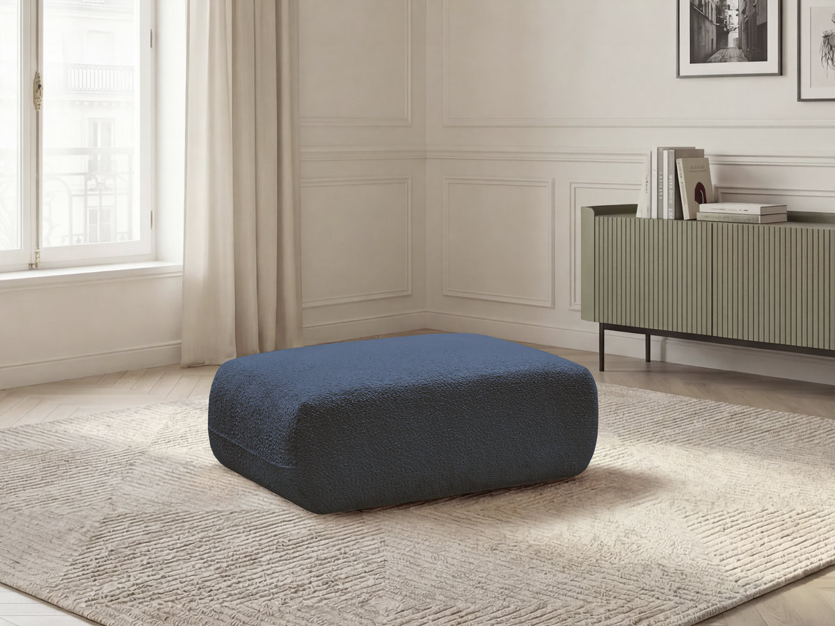 Pouf ANDA tissu chenille