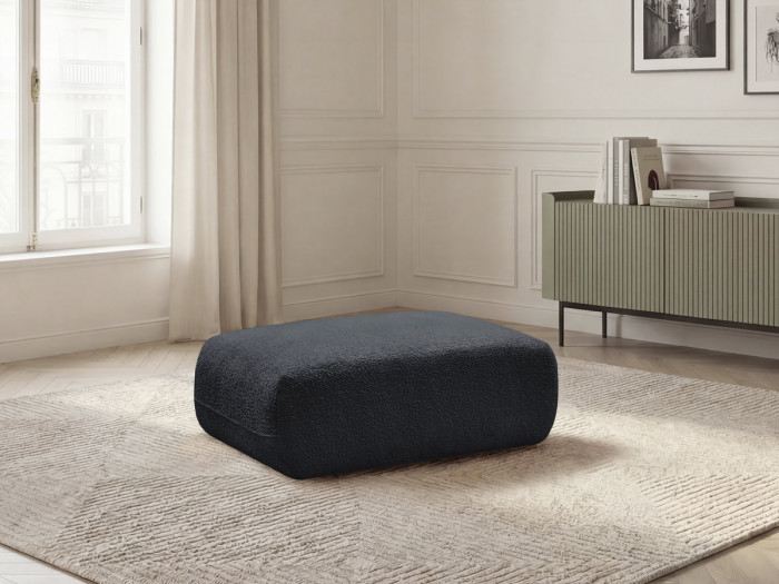 Pouf ANDA tissu chenille