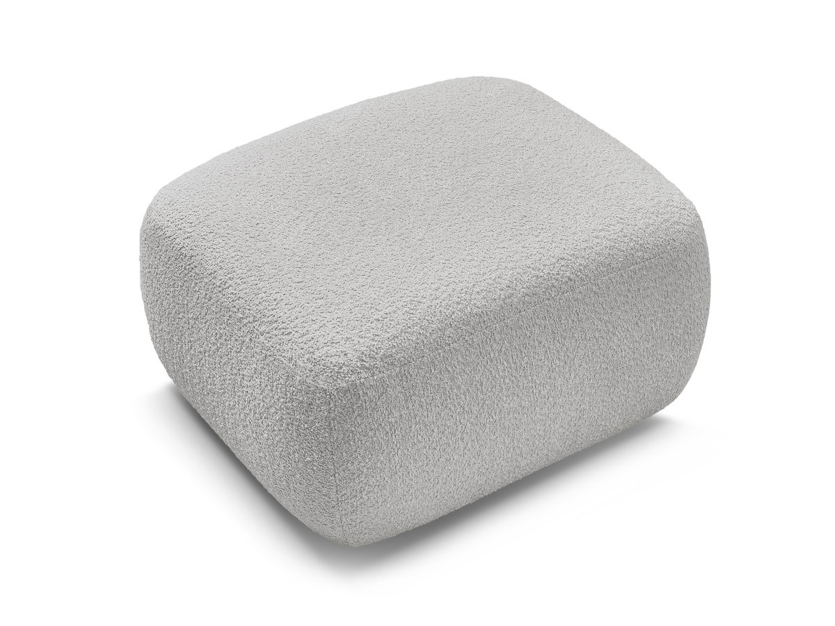 Pouf MONTAIGNE tissu bouclette