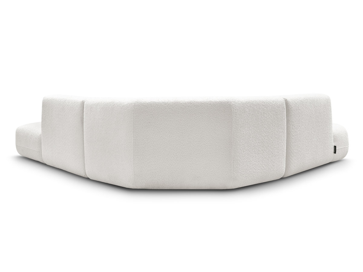 ANDA Modulaire Vaste L-vormige Hoekbank in Chenillestof