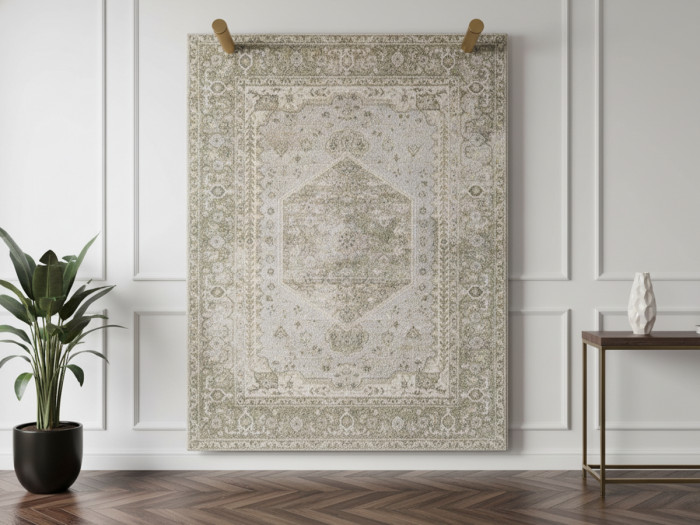 Tapis poils ras AZAR vintage