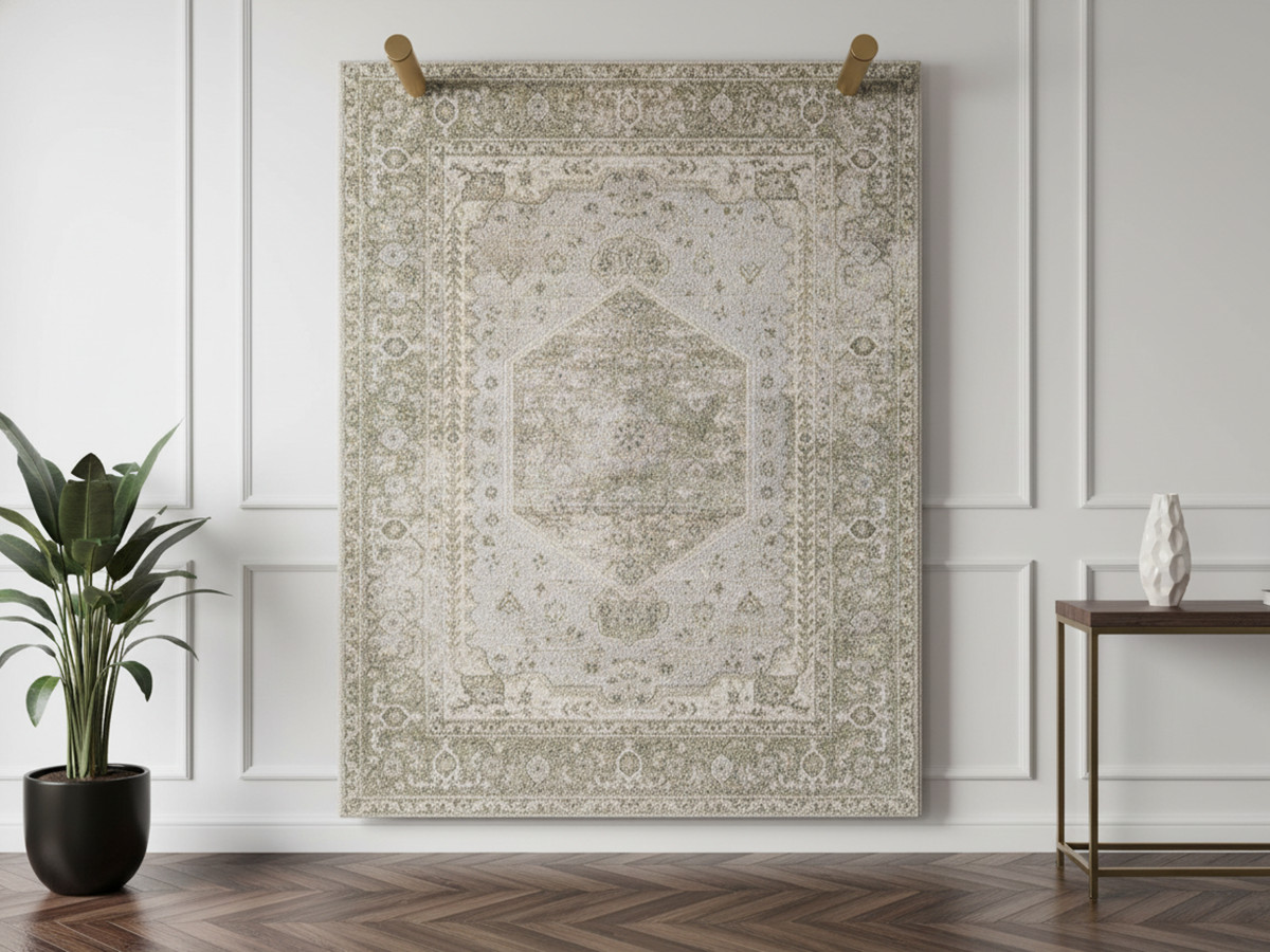 Tapis poils ras AZAR vintage