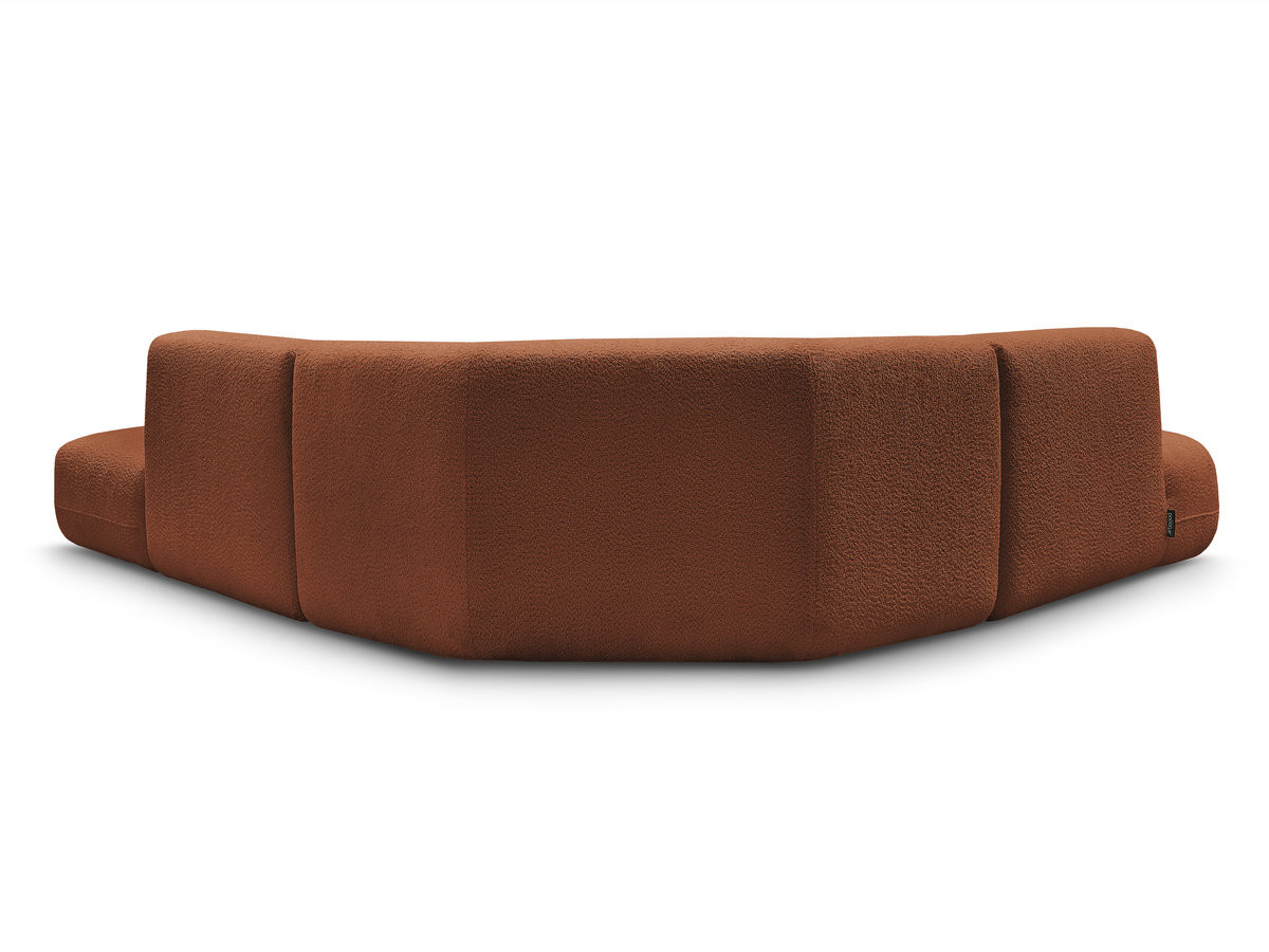 ANDA Modulaire Vaste L-vormige Hoekbank in Chenillestof