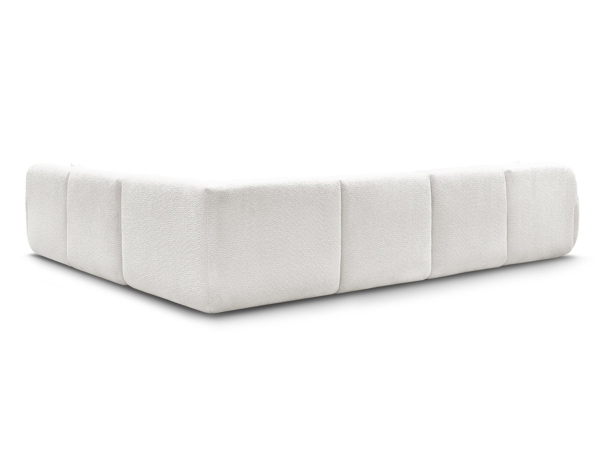 Canapé panoramique fixe modulable ANDA avec 1 méridienne, 2 chauffeuses et 1 petit angle