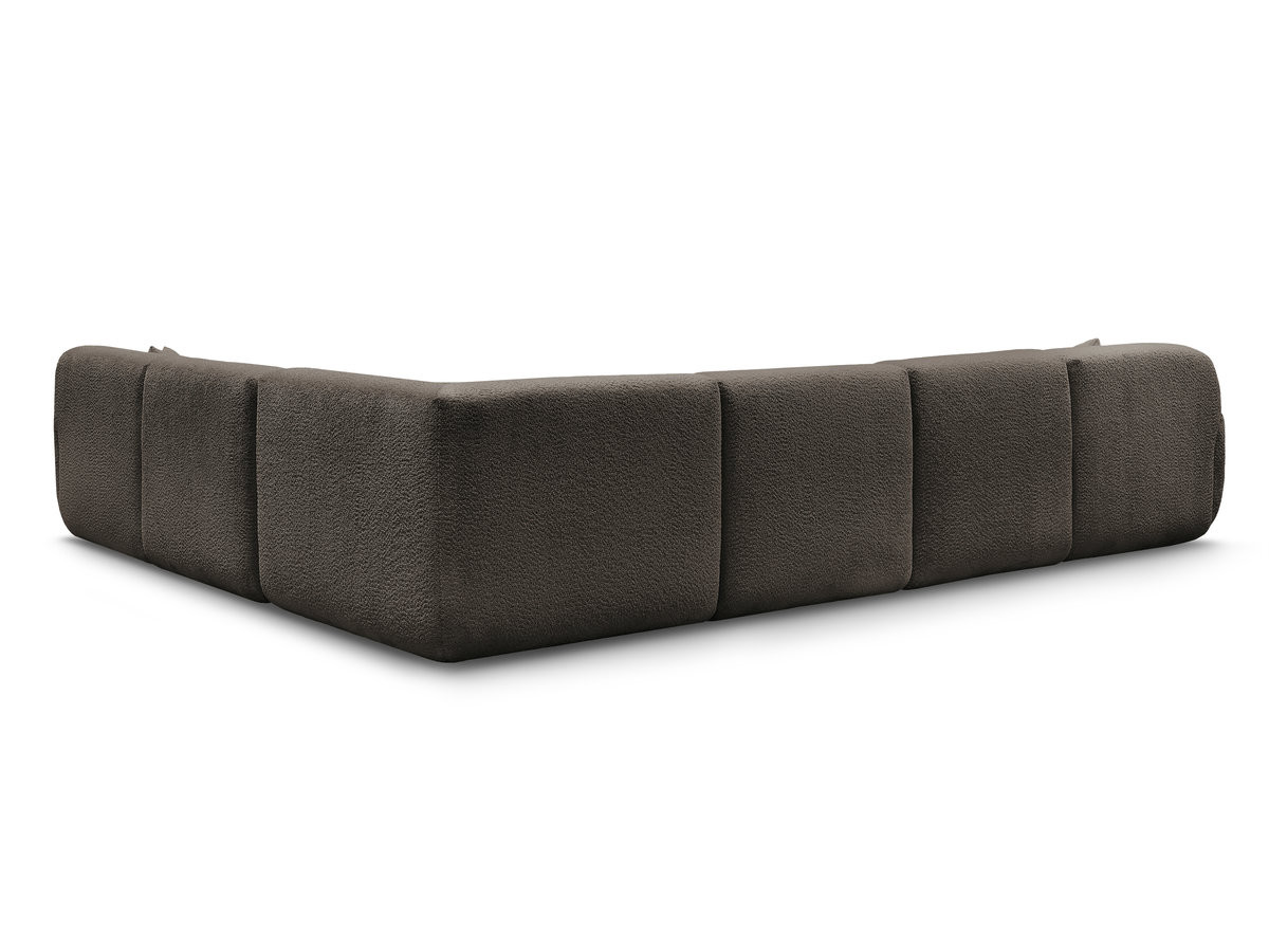 Canapé panoramique fixe modulable ANDA avec 1 méridienne, 2 chauffeuses et 1 petit angle