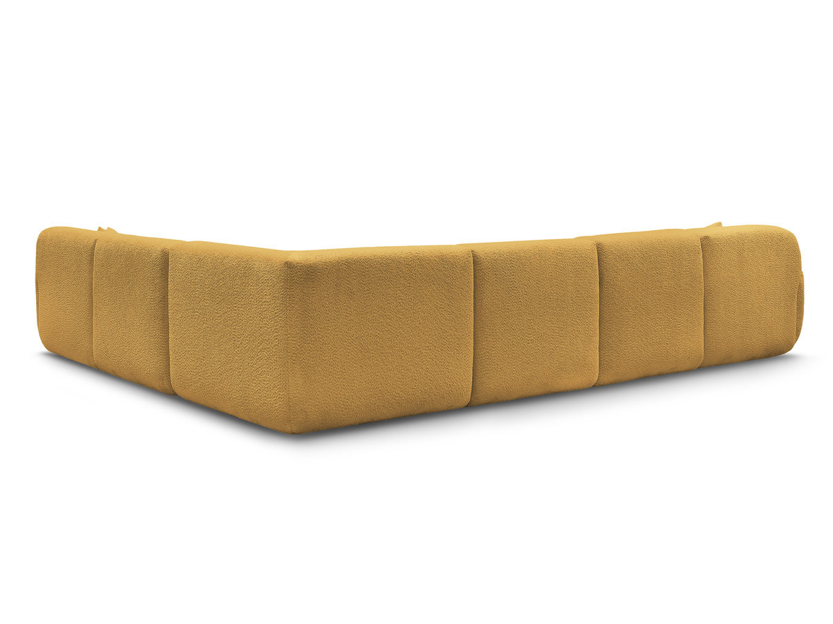 Canapé panoramique fixe modulable ANDA avec 1 méridienne, 2 chauffeuses et 1 petit angle