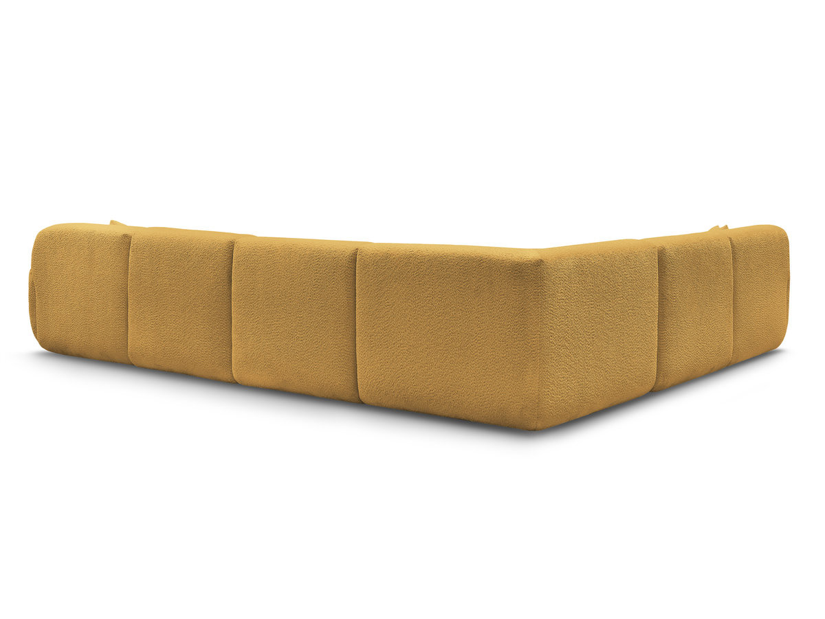 Canapé panoramique fixe modulable ANDA avec 1 méridienne, 2 chauffeuses et 1 petit angle