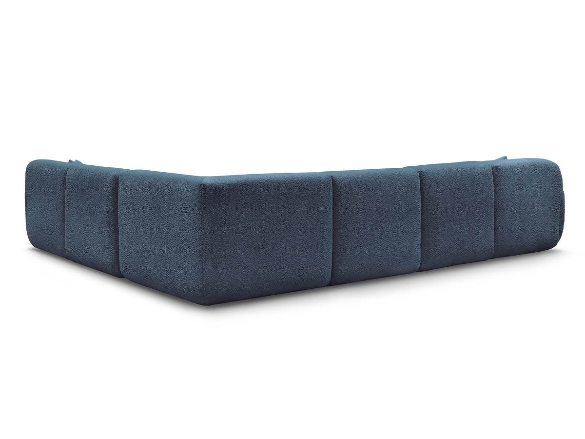 Canapé panoramique fixe modulable ANDA avec 1 mrdn, 3 chfs 1 place sans accoudoir, 1 chf 1 place avec accoudoir, 1 petit angle