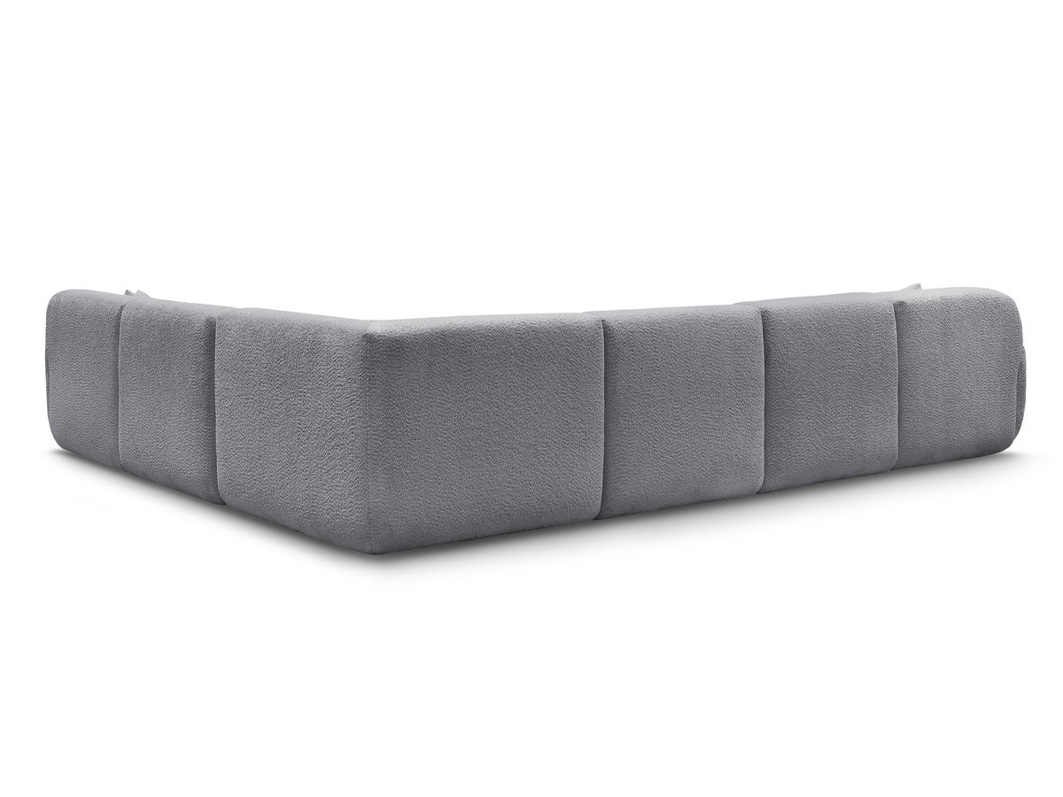 Canapé panoramique fixe modulable ANDA avec 1 méridienne, 2 chauffeuses et 1 petit angle