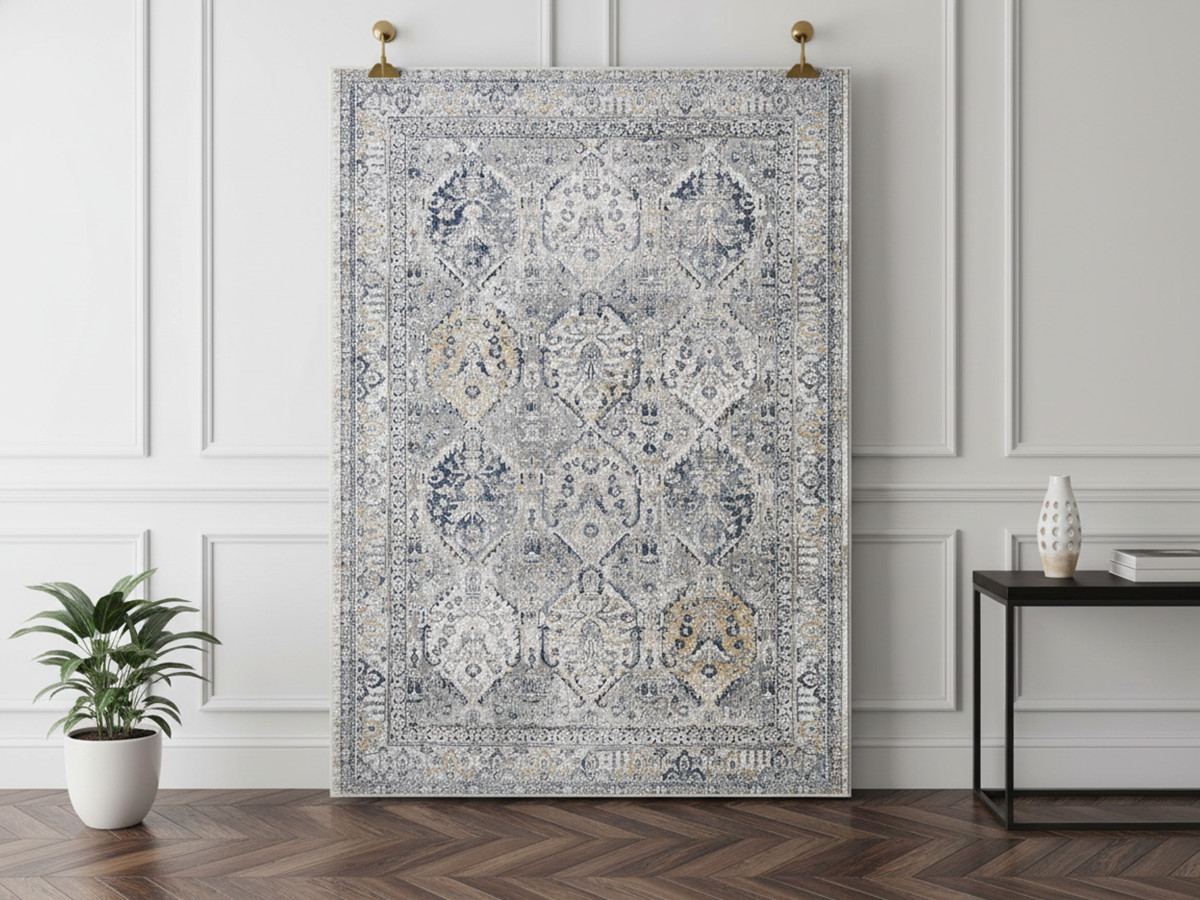 Tapis poils ras RANYA vintage Tapis poils ras RANYA vintage