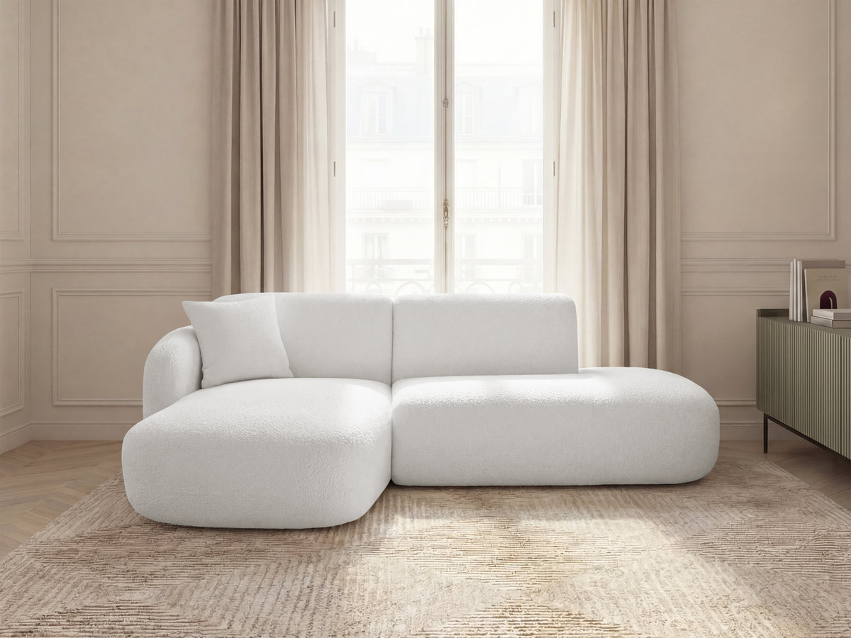 Canapé d'angle modulable ANDA blanc — vue 4