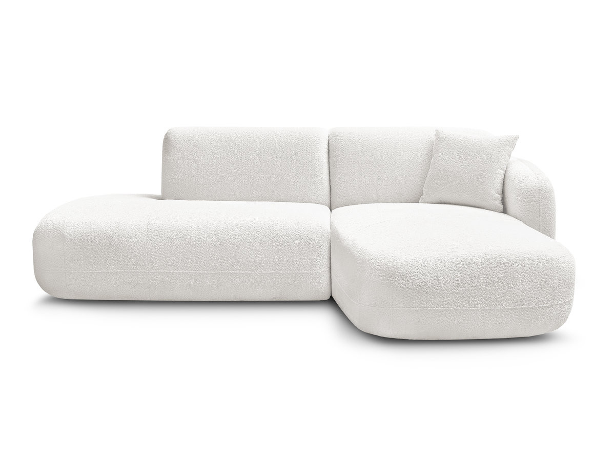 Canapé d'angle fixe modulable ANDA avec 1 méridienne et 1 chauffeuse bout de canapé